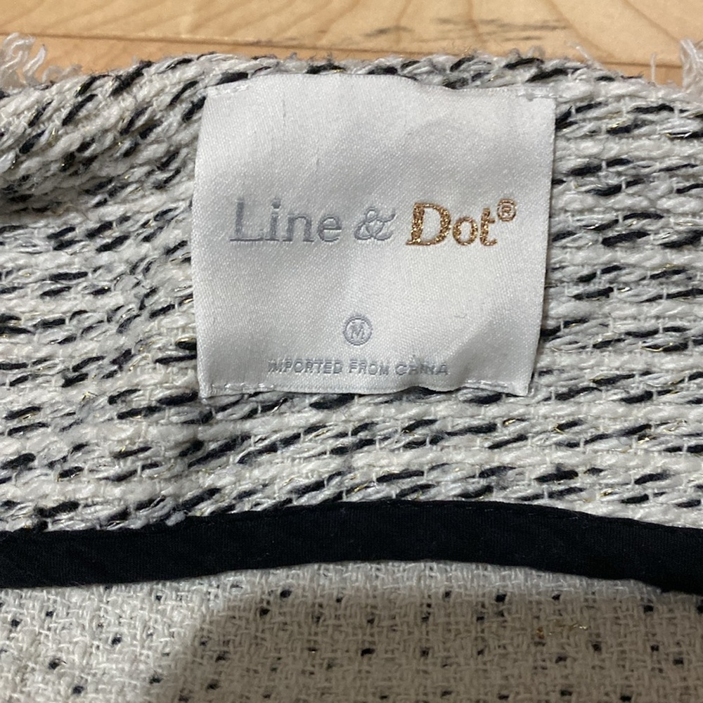 Line and Dot Tweed Sweater Jacket - Picture 13 of 17